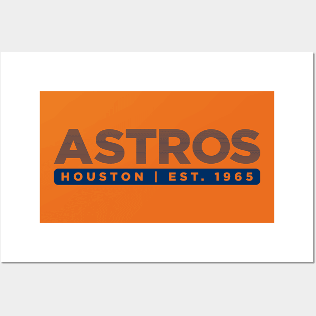 Astros #1 Wall Art by HooPet